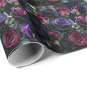Rosen Geschenkpapier (Rolleneckpunkt)