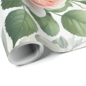 Rosen Geschenkpapier (Rolleneckpunkt)