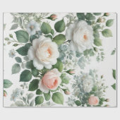 Rosen Geschenkpapier (Flach)