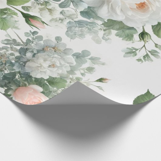 Rosen Geschenkpapier (Ecke)