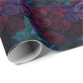 Rosen Geschenkpapier (Rolleneckpunkt)