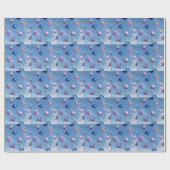 Rosen Geschenkpapier (Flach)
