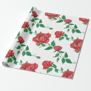 Rosen Geschenkpapier