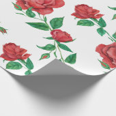 Rosen Geschenkpapier (Ecke)