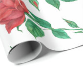 Rosen Geschenkpapier (Rolleneckpunkt)