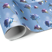 Rosen Geschenkpapier (Rolleneckpunkt)