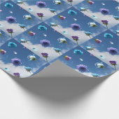 Rosen Geschenkpapier (Ecke)