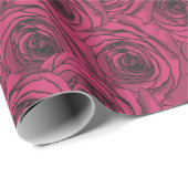 Rosen Geschenkpapier (Rolleneckpunkt)