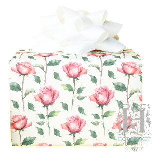 Rosen Geschenkpapier