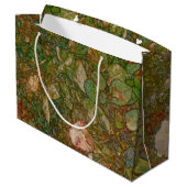 Rosen Geschenktasche Große Geschenktüte (Rückseite Schrägansicht)