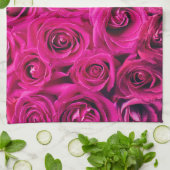 Rosen Geschirrtuch (Gefaltet)
