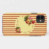 Rosen gestreift Case-Mate iPhone hülle (Rückseite (Horizontal))