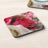 Rosen Getränkeuntersetzer (Linke Seite)