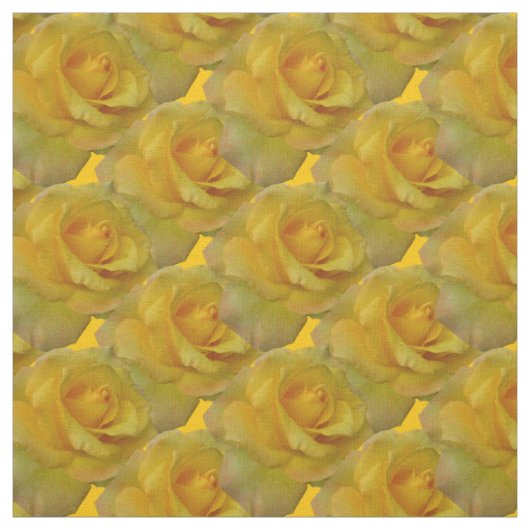 Rosen-Gewebe-Gelb-Rosen-Gewebe-GoldBlumen-Gewebe Stoff (Muster)