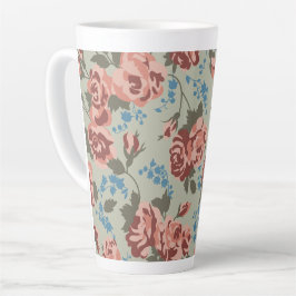 Rosen & Glockenblumen Milchtasse