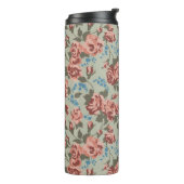 Rosen & Glockenblumen Thermosbecher (Nach links gedreht)