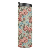 Rosen & Glockenblumen Thermosbecher (Nach rechts gedreht)