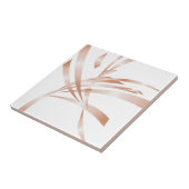 Rosen Gold Abstrakte Kunst Fliese (Seite)