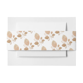 Rosen-Gold-Blumen Einladungsbanderole