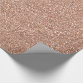 Rosen-Gold Geschenkpapier (Ecke)