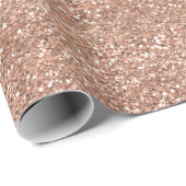 Rosen-Gold Geschenkpapier (Rolleneckpunkt)