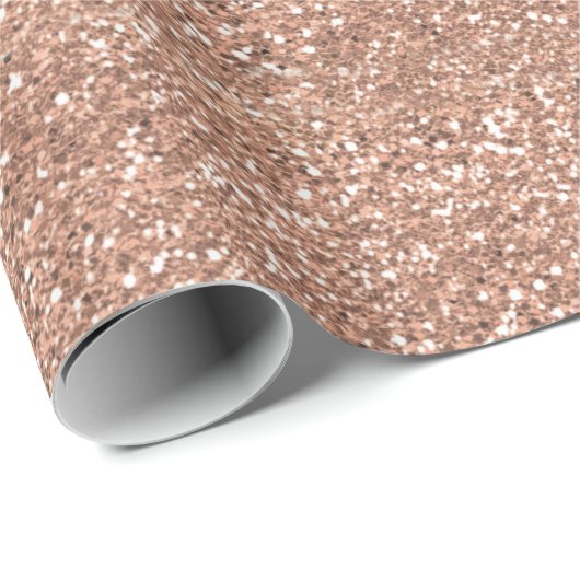 Rosen-Gold Geschenkpapier (Rolleneckpunkt)