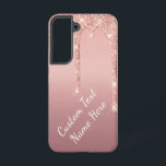 Rosen Gold Glitzer Benutzerdefinierter Textname Pe Samsung Galaxy Hülle<br><div class="desc">Samsung Galaxy Hüllen oder iPhone Fälle mit Custom Text Rose Gold Blush Glitzer Sparkle Tropfen Rosa Hochzeit oder Party Supplies / Geschenk - Hinzufügen Sie Ihre einzigartige Text / Name oder entfernen Sie Text - Make Your Special Phone Cases Geschenk - Größe und verschieben oder entfernen und fügen Sie Text...</div>