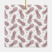 Rosen-Gold punktiert Ananas Keramikornament (Rückseite)