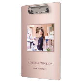 Rosen gold Rosa Foto Firmensport Klemmbrett (Links)