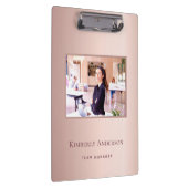 Rosen gold Rosa Foto Firmensport Klemmbrett (Rechts)