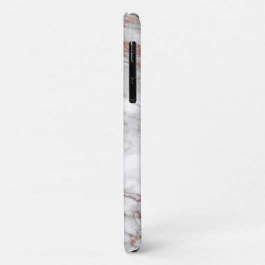 Rosen-Gold- und Marmor iPhone Fall Case-Mate iPhone Hülle (Hinten/Links)