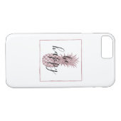 Rosen-Goldananas Case-Mate iPhone Hülle (Rückseite (Horizontal))