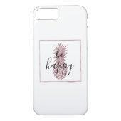 Rosen-Goldananas Case-Mate iPhone Hülle (Rückseite)