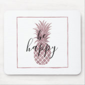 Rosen-Goldananas Mousepad (Vorne)