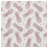 Rosen-Goldananas Stoff (Muster)