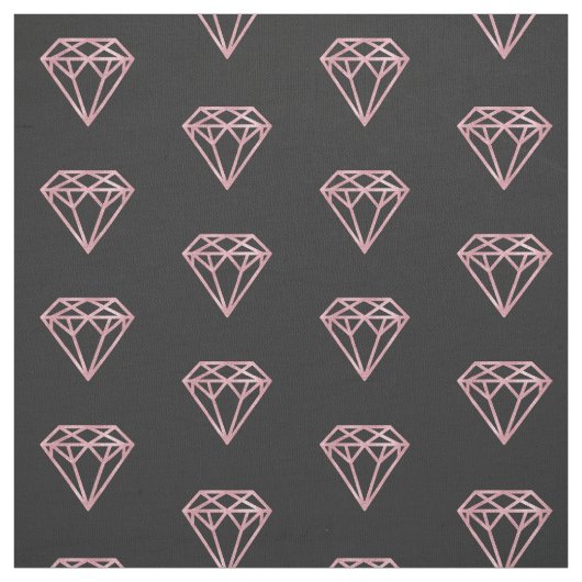 Rosen-Golddiamant Stoff (Muster)