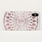 Rosen-Goldeffekt iPhone X Fall Case-Mate iPhone Hülle (Rückseite (Horizontal))