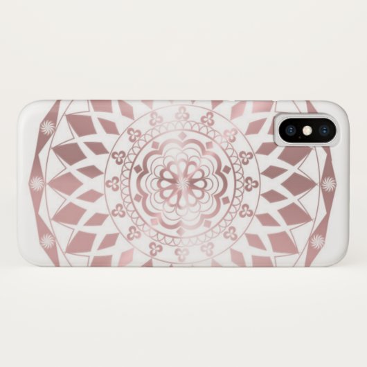 Rosen-Goldeffekt iPhone X Fall Case-Mate iPhone Hülle (Rückseite (Horizontal))
