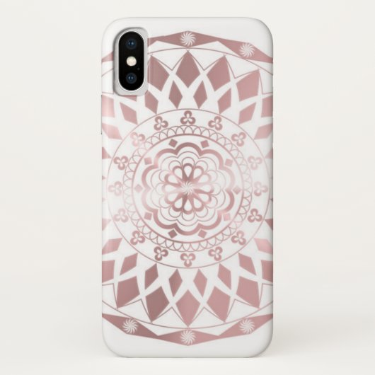 Rosen-Goldeffekt iPhone X Fall Case-Mate iPhone Hülle (Rückseite)
