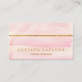 Rosen-Goldelegantes TagesWellness-Center-und Visitenkarte (Vorderseite)