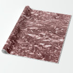 Rosen-Goldflüssiges Chrommetallisches Geschenkpapier<br><div class="desc">kundenspezifisches Packpapier</div>