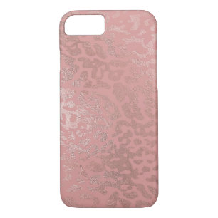 Rosen-Goldfoliecheetah-Tier-Muster Case-Mate iPhone Hülle