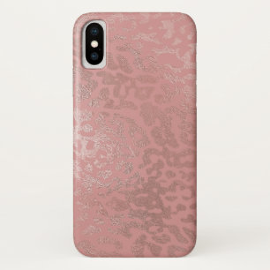 Rosen-Goldfoliecheetah-Tier-Muster Case-Mate iPhone Hülle