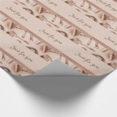 Rosen-GoldGlitzer bilden Geschenkpapier (Ecke)