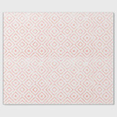 Rosen-GoldGlitzer-Diamanten Geschenkpapier (Flach)