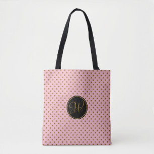 Rosen-GoldGlitzer-Polka-Punkte der Tasche