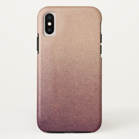 Rosen-GoldGlitzer-Sand-visuelles Beschaffenheit Case-Mate iPhone Hülle (Rückseite)