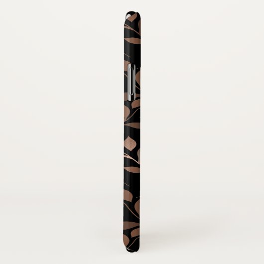 Rosen-GoldImitat-Folien-botanisches modernes Case-Mate iPhone Hülle (Hinten/Rechts)