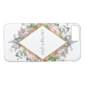 Rosen-GoldImitat-geometrischer moderner Case-Mate iPhone Hülle (Rückseite (Horizontal))