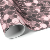 Rosen-GoldImitat-Glitzer-Glitzern Geschenkpapier (Rolleneckpunkt)